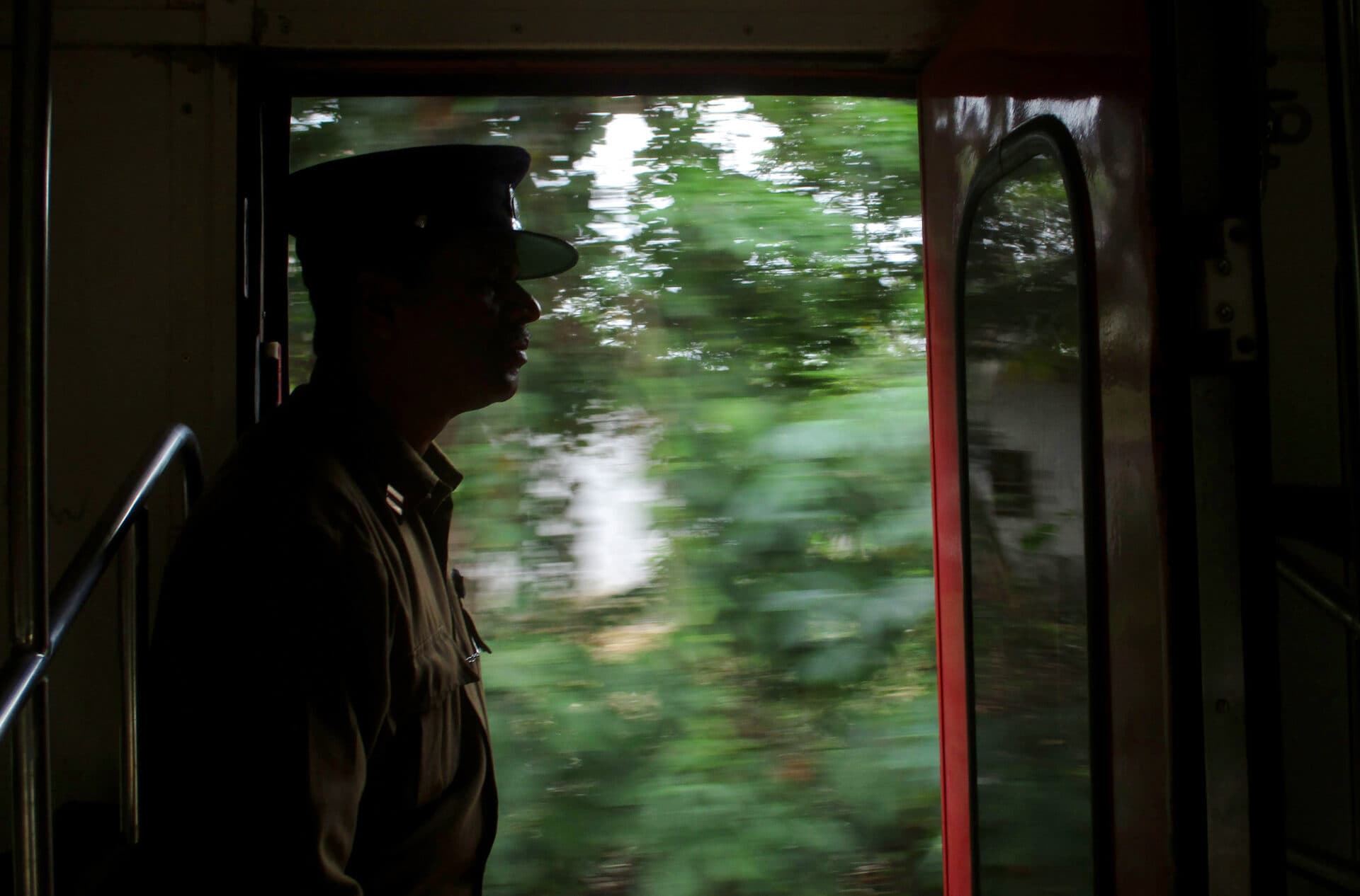 Un train en marche
